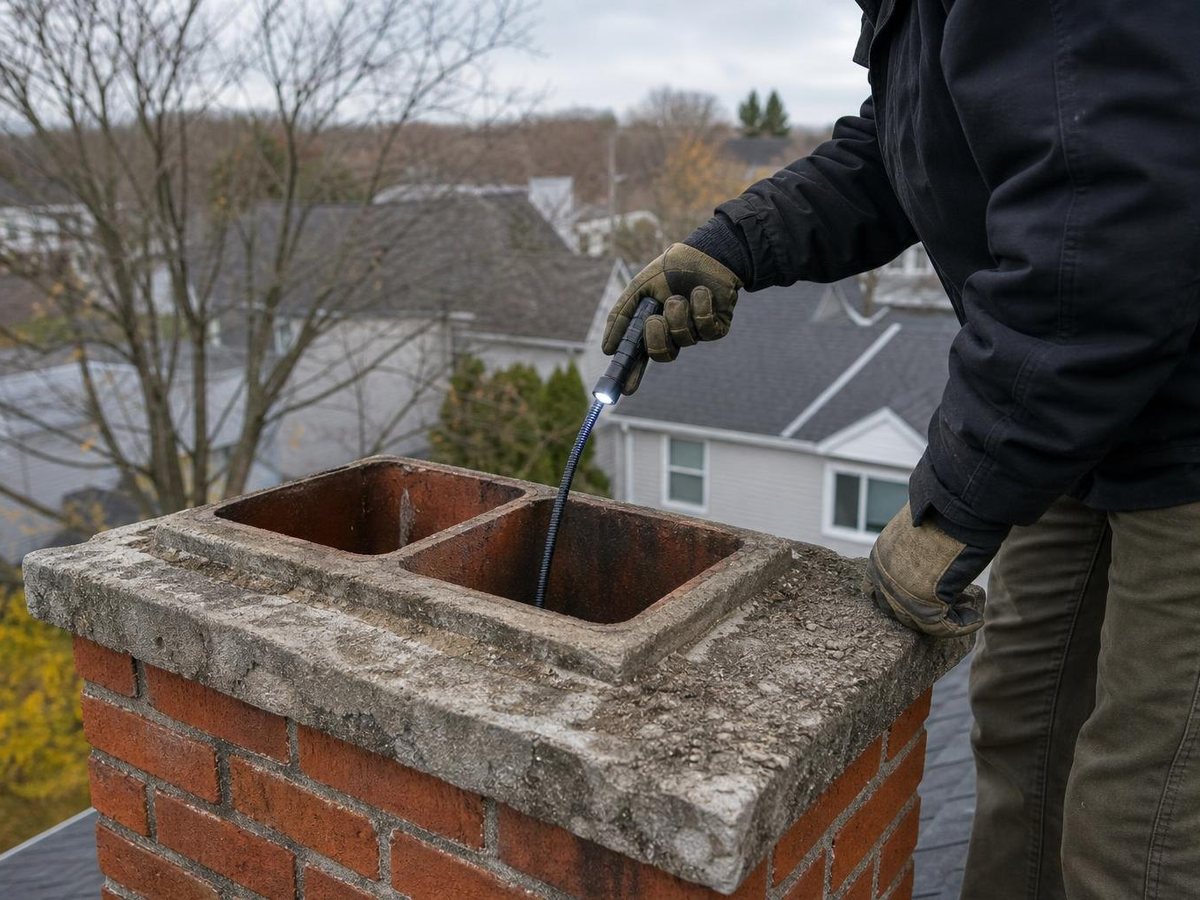 Waverly Chimney Repair work in Granby